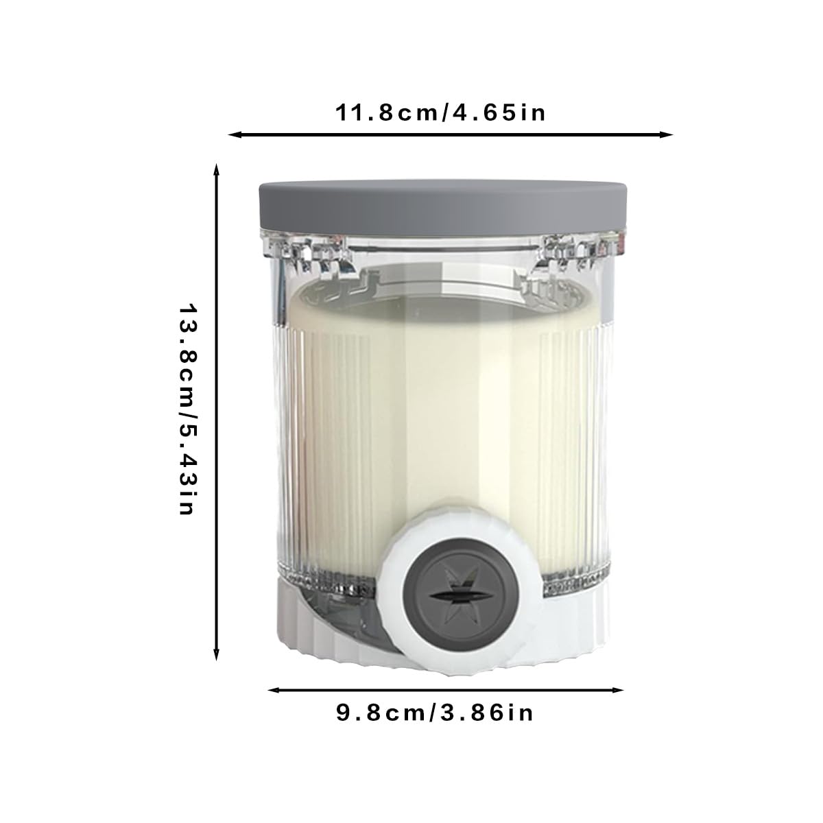 4 Pack Creami Pints and silicone Lids for Ninja NC700 NC701 Series, Compatible with Ninja Swirl Ice Cream & Soft Serve Makers, BPA-Free & Dishwasher Safe, Replacement XSK7PNTLD2