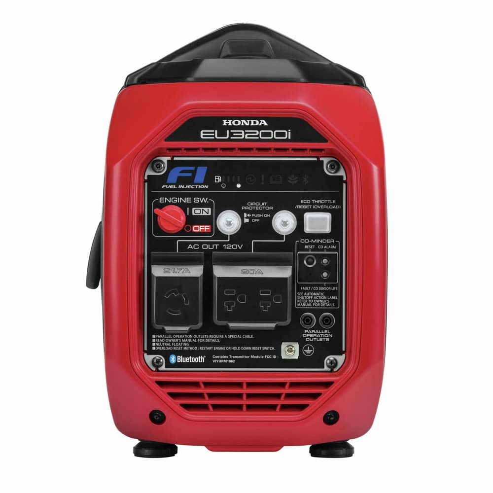 Honda 665730 EU3200IAN 3200 Watt Bluetooth Portable Inverter Generator with CO-MINDER