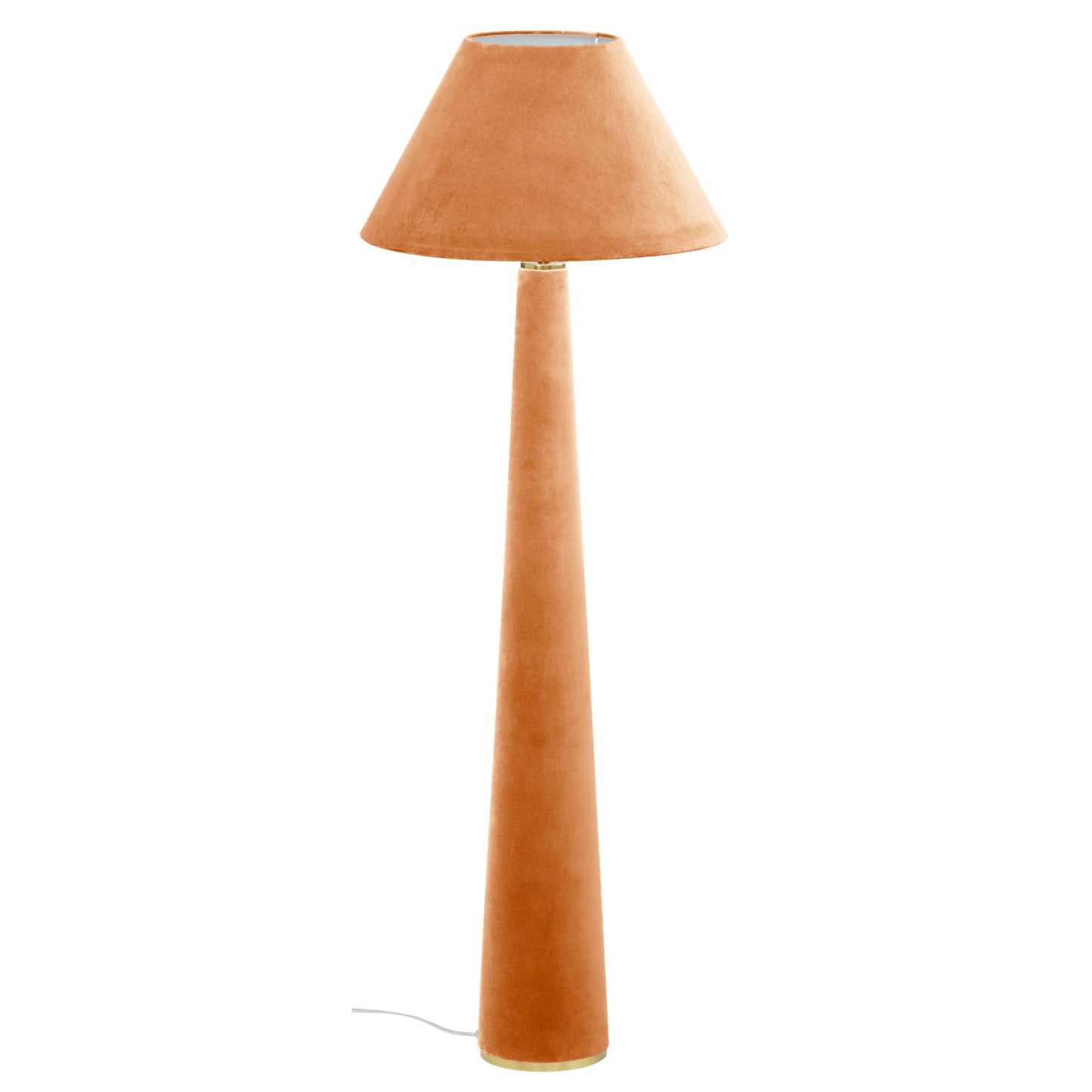 Tov Furniture Graham Terracotta Velvet Floor Lamp