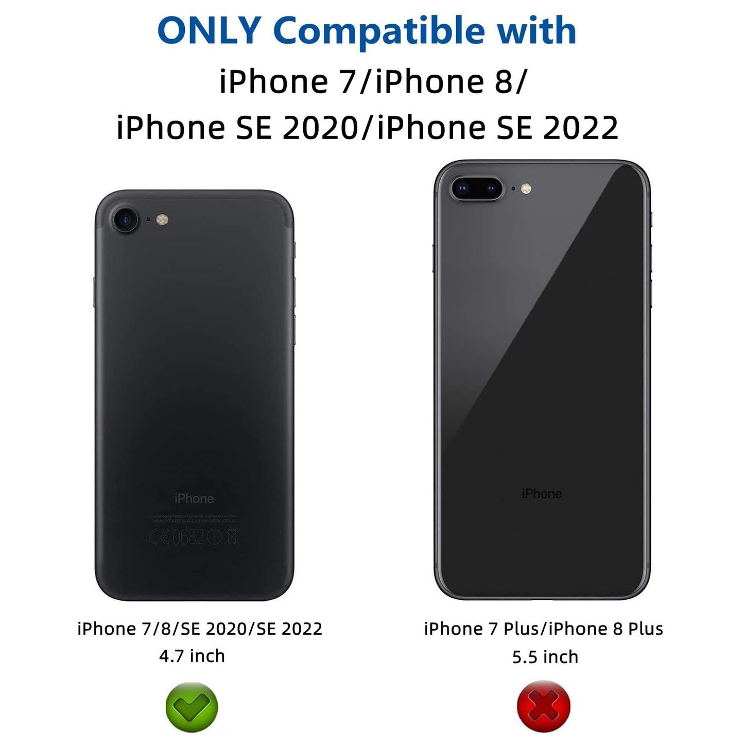 iCoverCase Compatible with iPhone SE(2022)/SE(2020)/7/8 Wallet Phone Case with Card Holder for Women Men, RFID Blocking Card Slots PU Leather Protective Case (Beige)