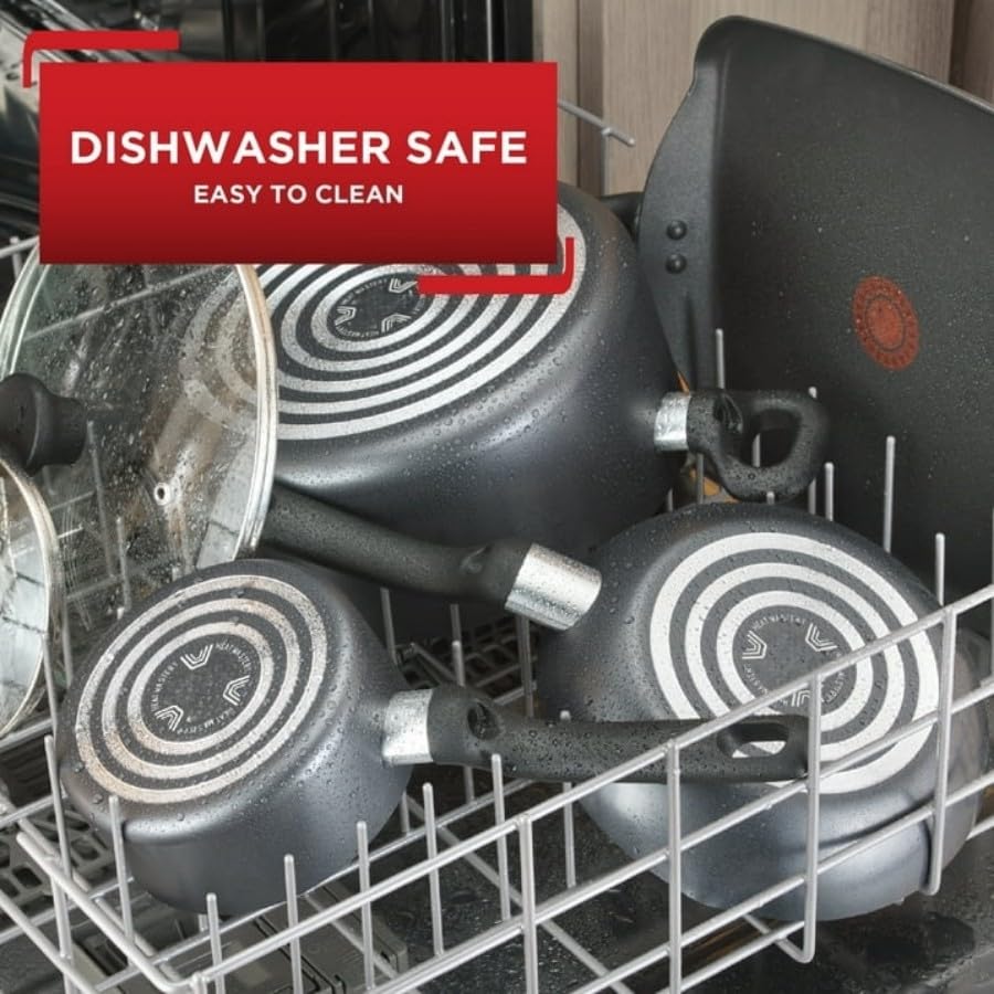 12-Piece Non-Stick Cookware Set - Complete Pots and Pans Collection for Versatile Cooking