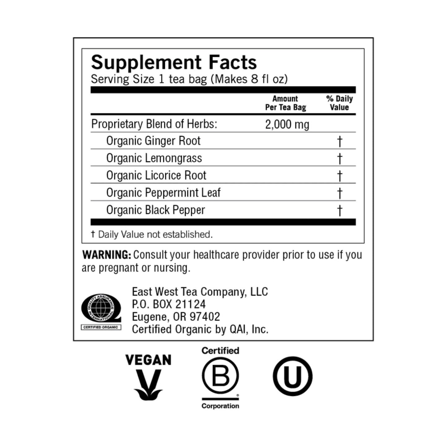 Yogi Tea, Ginger, 1.12 Ounce