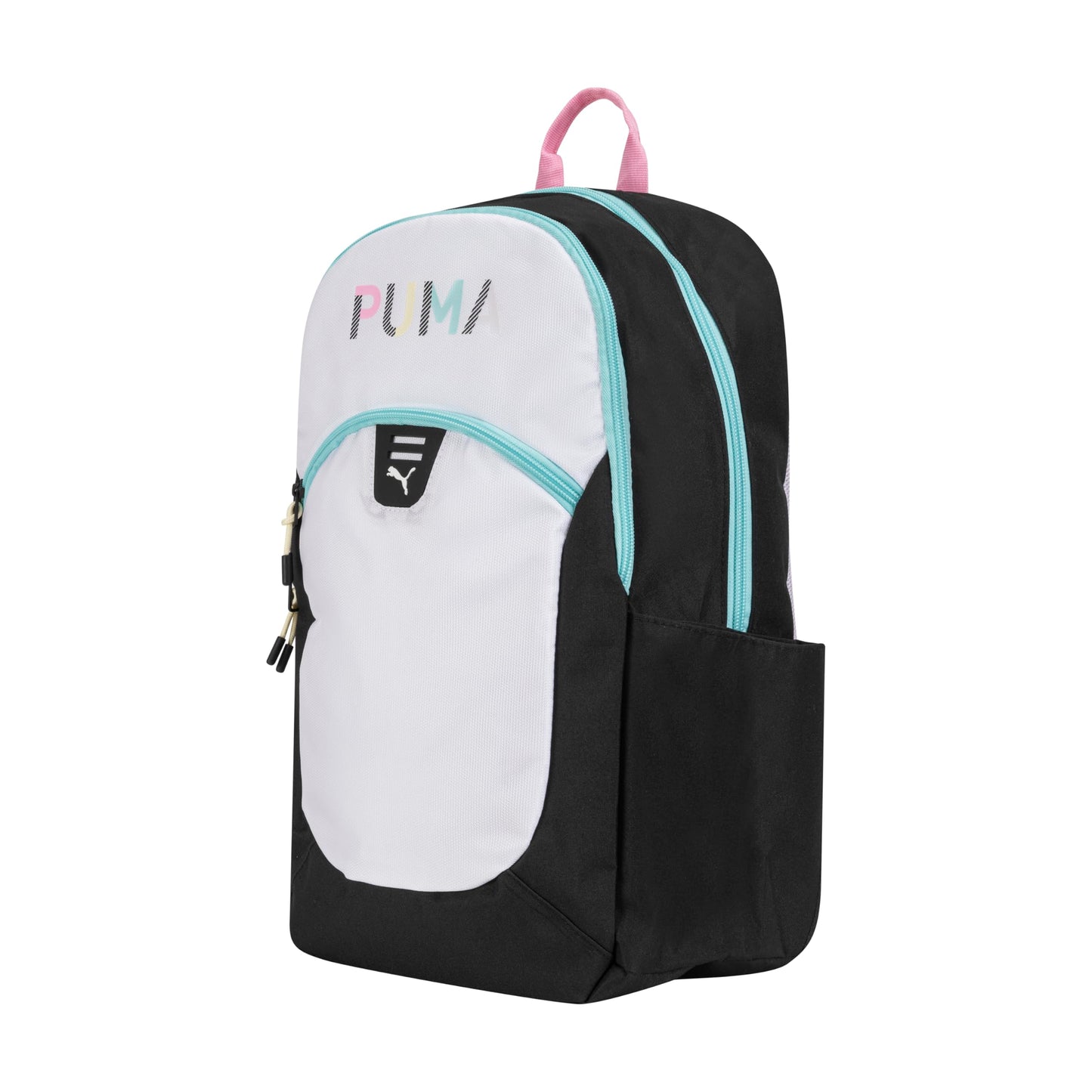 PUMA Unisex Kid's Rally Backpack, White/Safe Lake/Lilac, Large