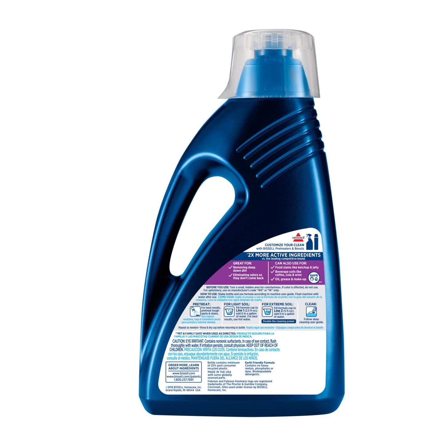Bissell DeepClean + Refresh with Febreze Freshness Spring & Renewal Formula, 1052A, 60 Ounces