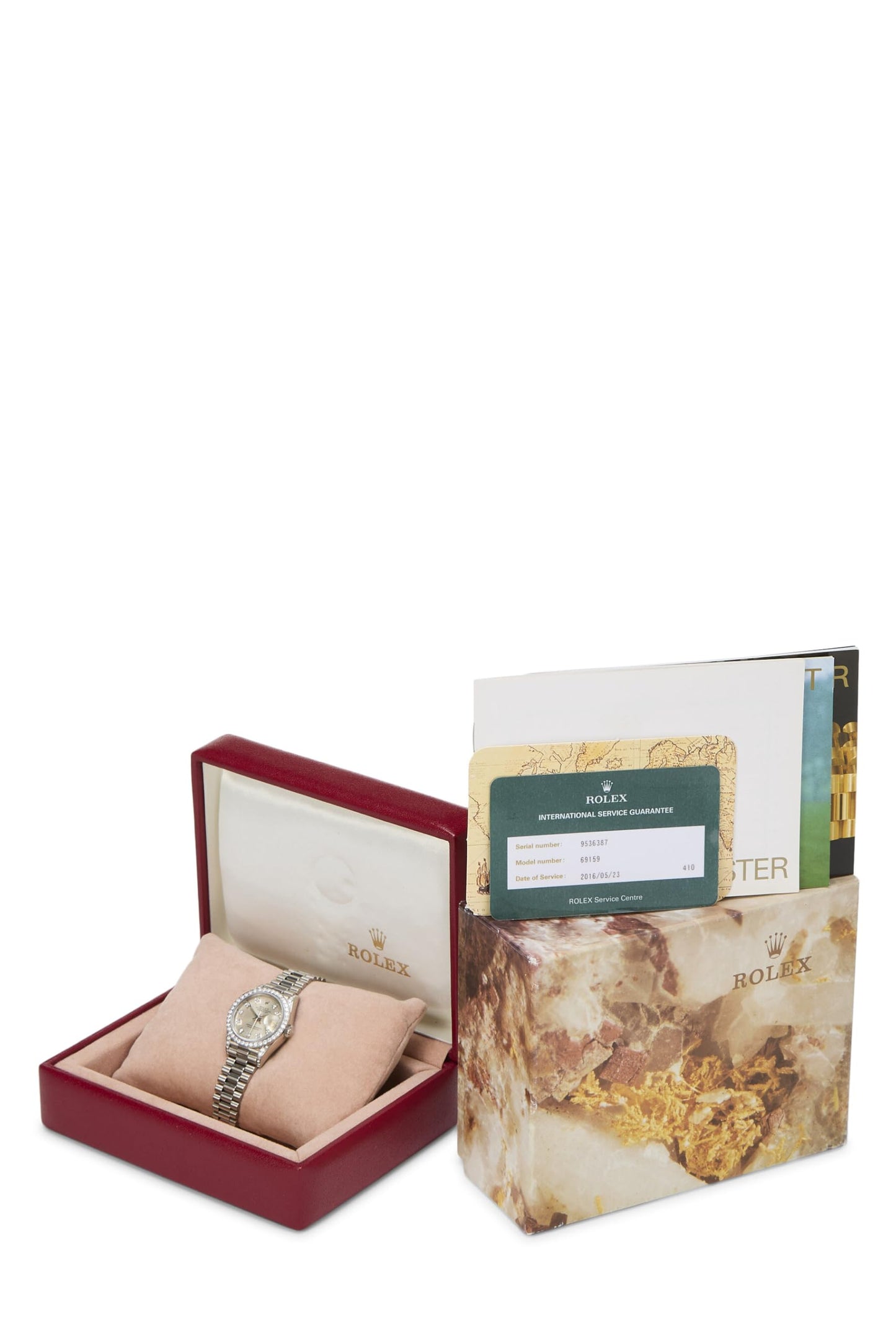 Rolex, Pre-Loved 18K White Gold & Diamond Datejust 69159 26mm, Silver