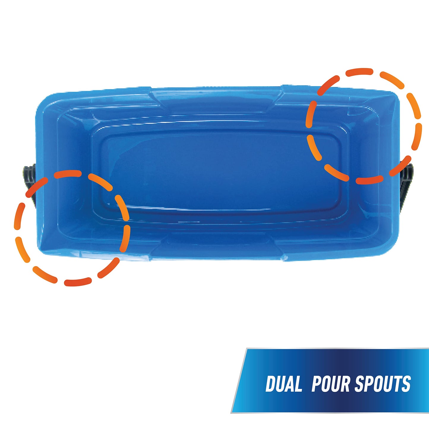 Unger Professional 3 Gallon Bucket – Compact Cleaning Bucket, Comfort-Grip Handle, 2 Pour Spouts, Portable Cleaning Supplies, Plastic Mop Bucket for Floor, Window & Household Cleaning