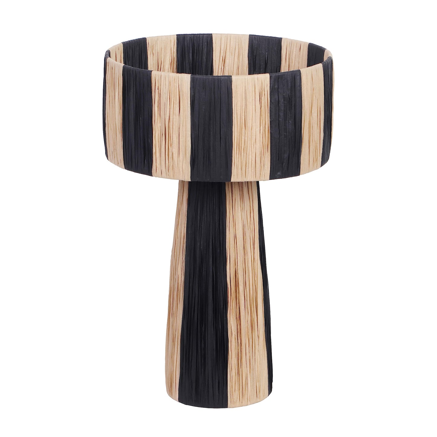 Tov Furniture Shelby Raffia Two-Tone Table Lamp