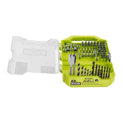 RYOBI Screwdriver Drill and Impact Drive Bit set (65-Piece) Drive Bits A986501