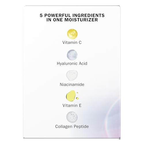 Olay Super Cream with Sunscreen SPF 30, Lightweight Face Moisturizer with Sun Protection, 5-in-1 Skin Care Benefits - Hydrating, Brightening, Firming - Niacinamide, Vitamin C, Collagen Peptide, 1.7 oz