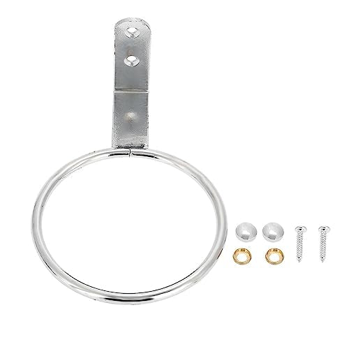 oceanside Hair Dryer Holder, Stainless Steel Wall Mount Blow Dryer Holder with Nails, Hands Autonomously Hairdryer Holder for Salon & Bathroom