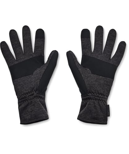 Under Armour mens Storm Fleece Gloves , Black (001)/Pitch Gray , Large