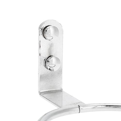 oceanside Hair Dryer Holder, Stainless Steel Wall Mount Blow Dryer Holder with Nails, Hands Autonomously Hairdryer Holder for Salon & Bathroom