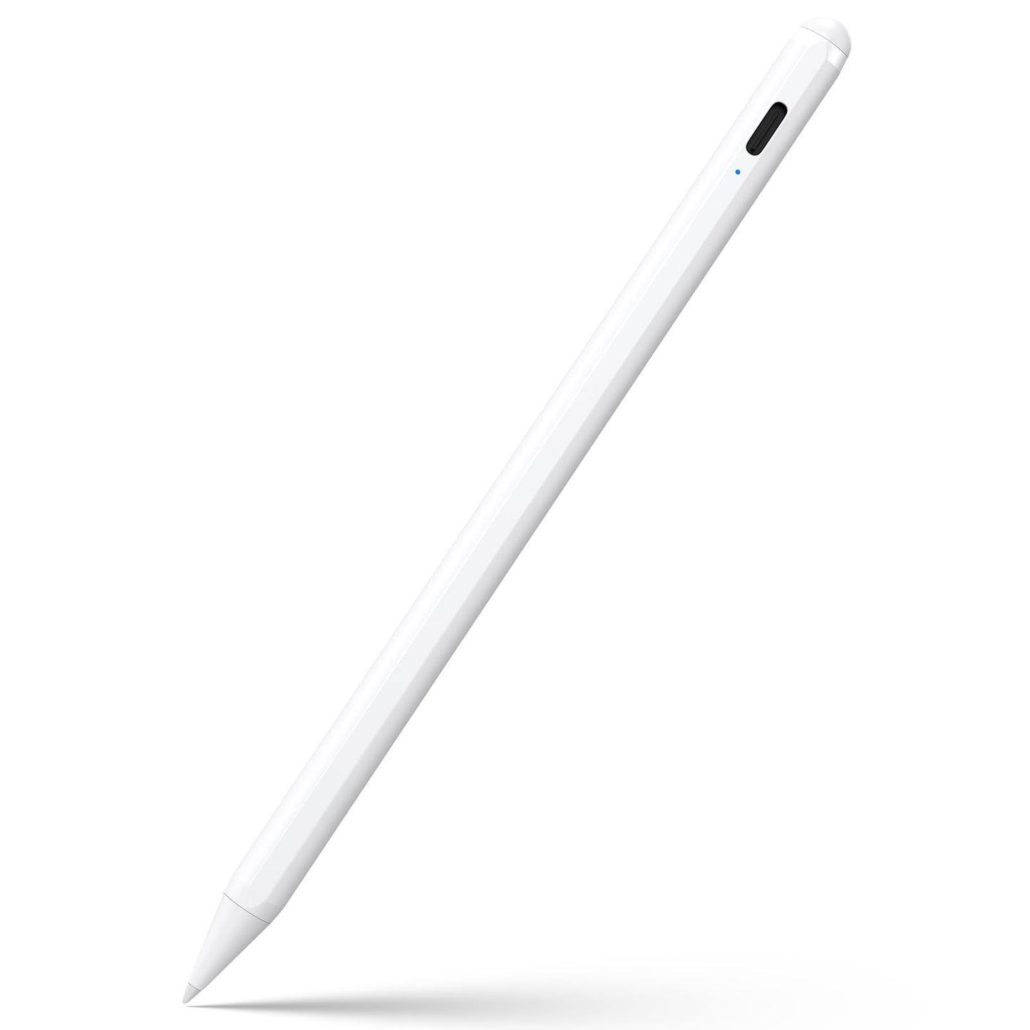 Stylus Pen for iPad 6th-11th Generation-2X Fast Charge Active Pencil Compatible with 2018-2025 Apple iPad Pro 11"/12.9"/M4, iPad Air 3/4/5/M2/M3,iPad mini 5/6 Gen-White