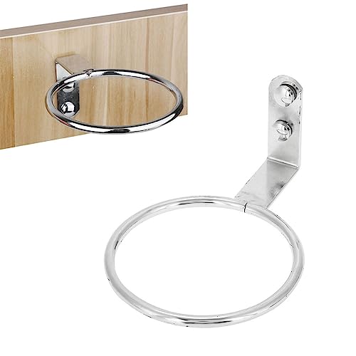 oceanside Hair Dryer Holder, Stainless Steel Wall Mount Blow Dryer Holder with Nails, Hands Autonomously Hairdryer Holder for Salon & Bathroom