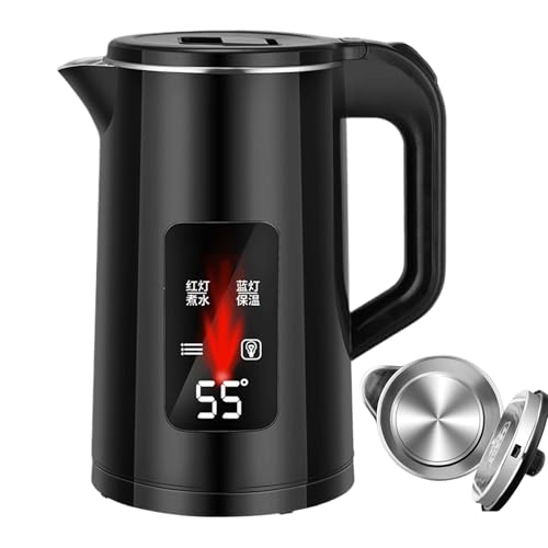 3L Stainless Steel Electric Kettle | Water Boiler – Fast Heating Hot Water Dispenser For Tea, Coffee, Instant Meals, Durable Boiler For Kitchen, Bedroom, Dorm, Family Gatherings, Daily Home Use