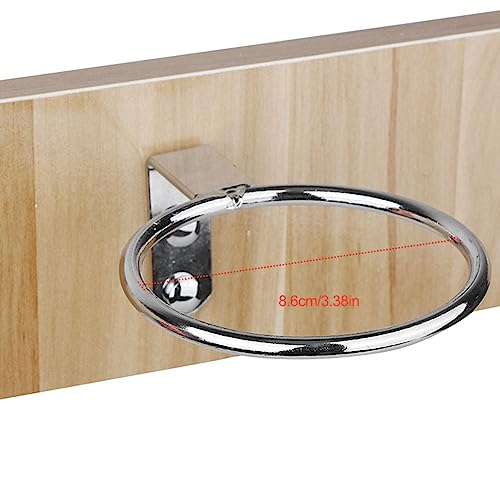 oceanside Hair Dryer Holder, Stainless Steel Wall Mount Blow Dryer Holder with Nails, Hands Autonomously Hairdryer Holder for Salon & Bathroom