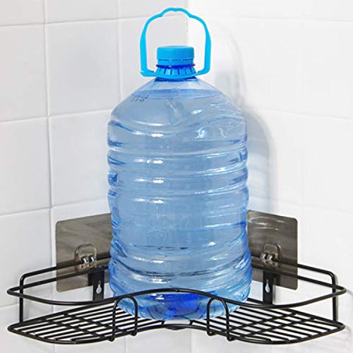 VDHJA� Multipurpose Bathroom Shelf Wall Holder Storage Rack Corner Shelf Storage Box Strong Suction Cup Shower Rack Self