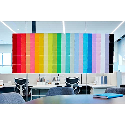 Post-it Super Sticky Notes, Limited Edition Color Collection, 3x3 in, 15 Pads/Pack, 45 Sheets/Pad