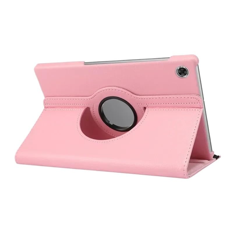 360 Degree Rotating Stand Tablet Case Suitable for Samsung Galaxy Tab A9 8.7inch /Tab A9 Plus 11inch 2023 Hard Leather Cover(Pink,Tab A9 8.7inch)