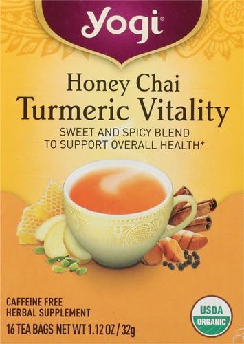 Yogi Tea, Honey Chai Turmeric Vitality, 16 ct