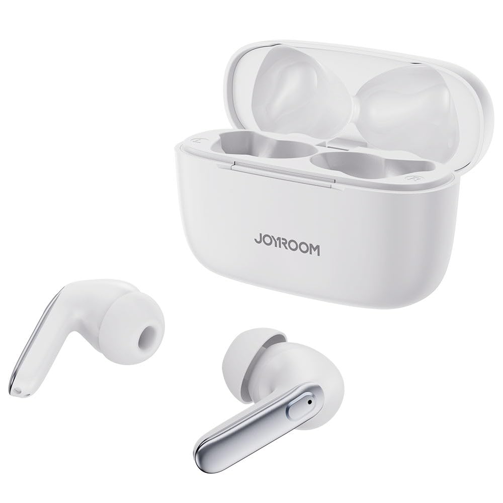JOYROOM Wireless Earbuds, Bluetooth 5.3, HiFi Stereo, 4-Mic Noise Cancelling, Waterproof and Sweatproof Earphone for Workout, 24 Hour Playtime