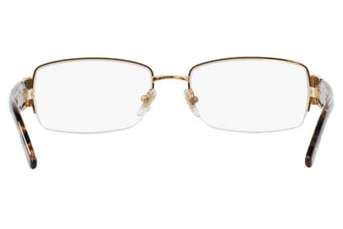 Versace VE 1175B Eyeglasses w/Gold Frame and Non- 53 mm Diameter Lenses,