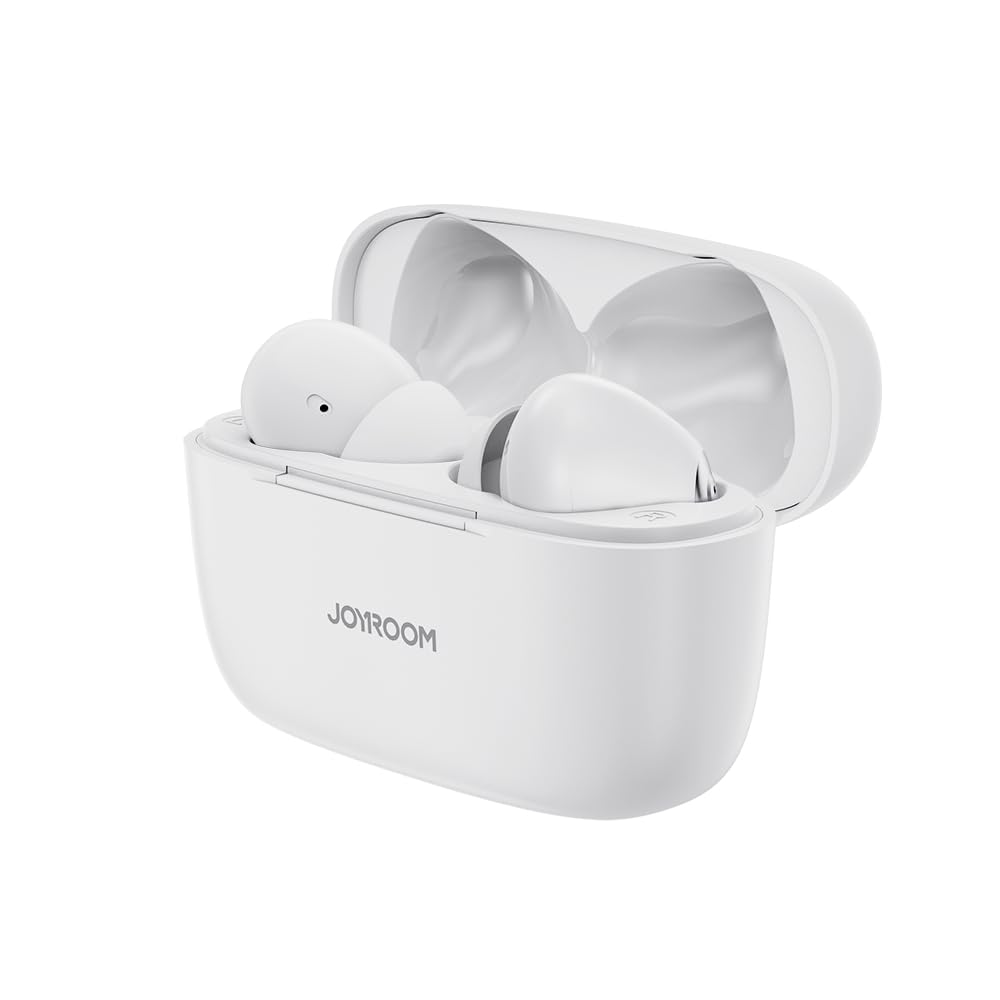 JOYROOM Wireless Earbuds, Bluetooth 5.3, HiFi Stereo, 4-Mic Noise Cancelling, Waterproof and Sweatproof Earphone for Workout, 24 Hour Playtime