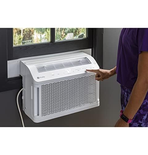 Profile PHNT12CC Clearview Air Conditioner 12,000, Inverter Technology, Ultra Quiet, Medium Rooms up to 550 Sq. FT, Full Window View with Easy Installation, Energy-Efficient Cooling, 12200 BTU, White