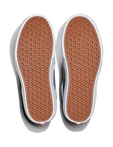 Vans Women's Brooklyn LS Platform Shoe | Chunky Low-Top Sneakers for Fashion, Work & Casual Wear, Suede/Canvas Black/White, 8