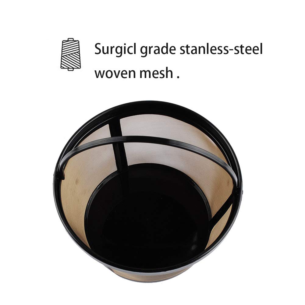 Permanent Basket-Style Coffee Filter designed for Mr. Coffee 10-12 Cup Basket-Style Coffeemakers