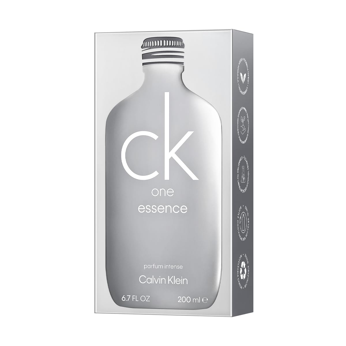 Calvin Klein CK One Essence Parfum Intense – Fresh Unisex Cologne – With Notes of Italian Bergamot, Organic Green Tea & Australian Sandalwood – Long Lasting Fragrance