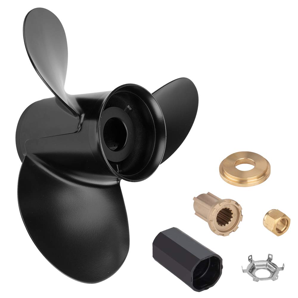 YOUNG PROPS 14 1/2 x 19Replace OEM#48-832830A45 Aluminum Outboard Boat Propeller for Mercury Engine 135-300HP/Mercruiser Alpha One 14.5dia x 19 Pitch Hub Kits Included 15 Spline Tooth RH