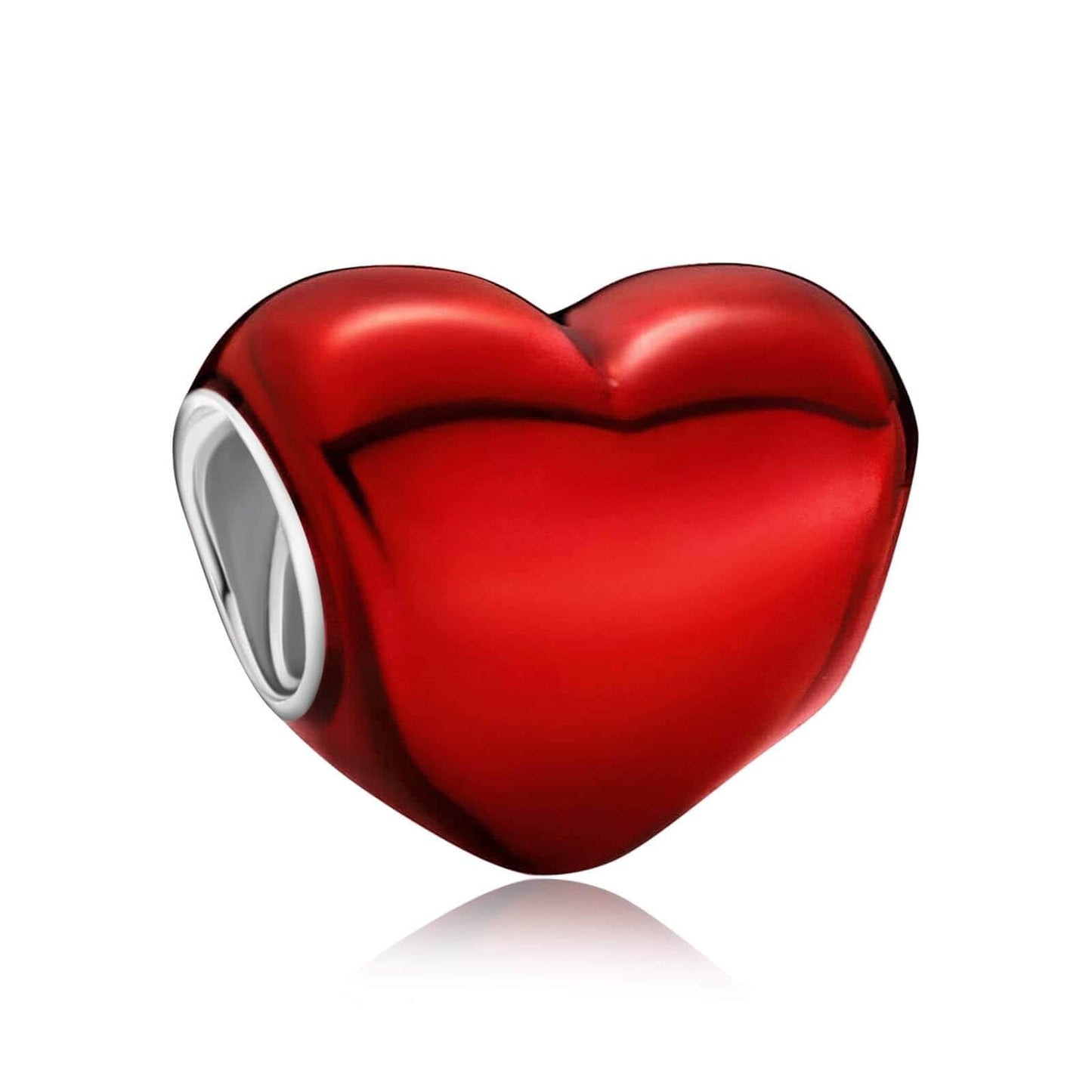 WANIUS 10 Pack Silver Charms for Pandora Bracelets and Necklaces Charms for Women CZ Pendant Jewelry Charm Set (Style 02)