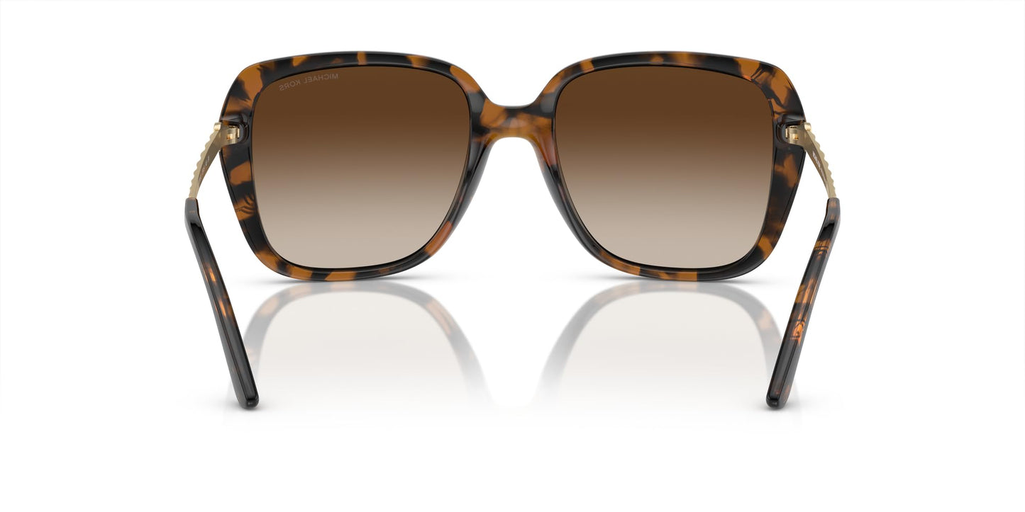 Michael Kors MK2206 Albany Sunglasses, Dark Tortoise/Brown Gradient, 55 mm