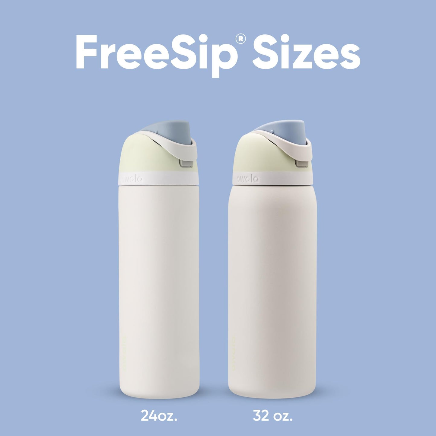 Owala FreeSip Insulated Stainless Steel Water Bottle with Straw for Sports, Travel, and School BPA-Free Sports Water Bottle, 32 oz, Iced Breeze