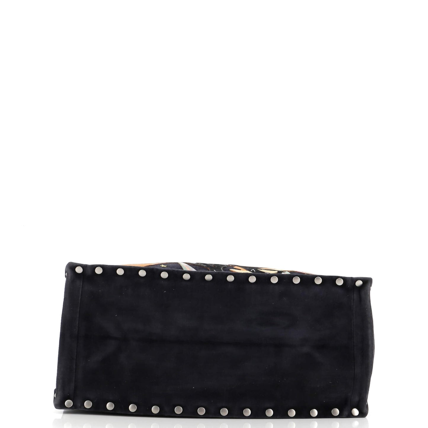 Christian Dior, Pre-Loved Book Tote Multicolor Studded Suede Large, Print