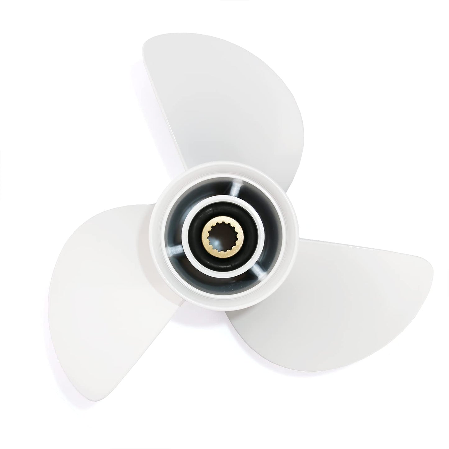CAPTAIN 13X19 Outboard Propeller fit Yamaha 115 T50 60 70 75 80 85 90 100 130 HP Engines, OEM 15 Spline Tooth Outboard Prop, RH Aluminum Propellers