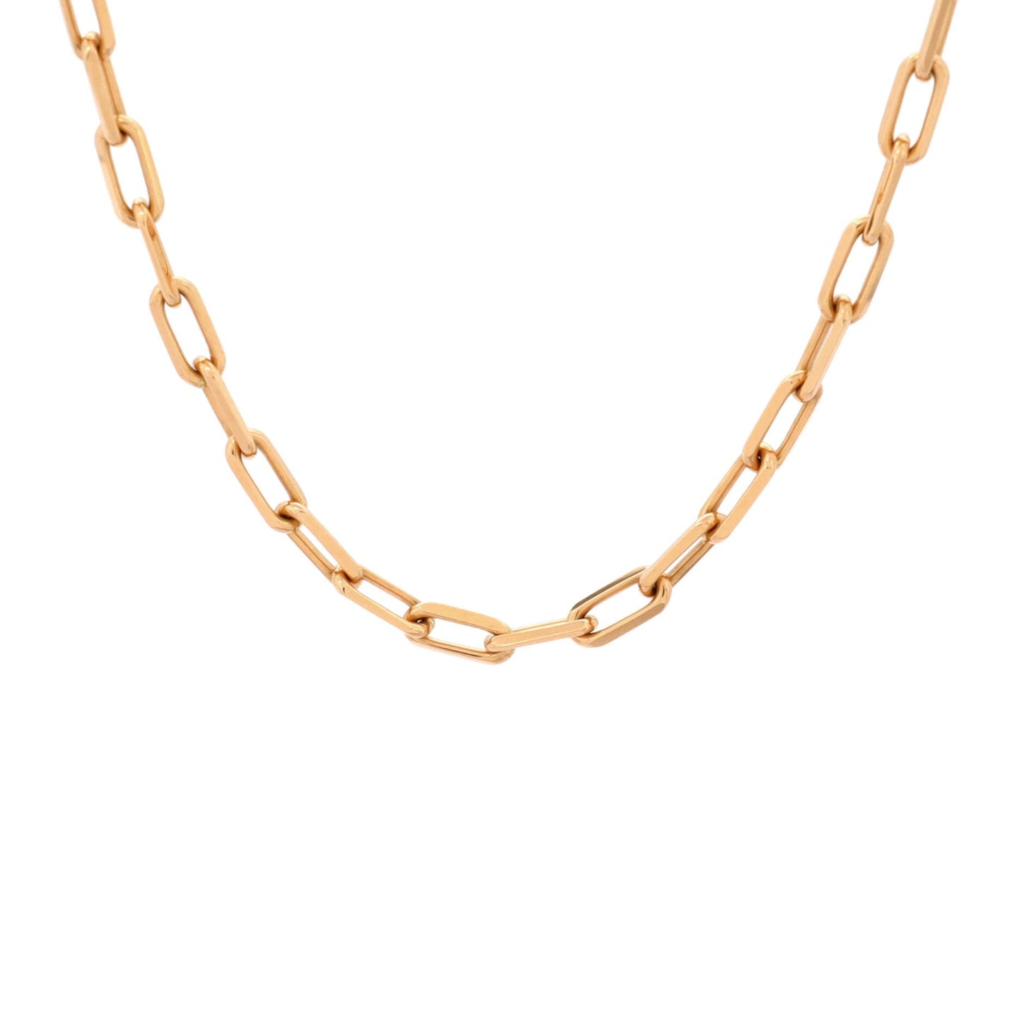 Cartier, Pre-Loved Santos de Cartier Chain Necklace 18K Yellow Gold, Yellow Gold