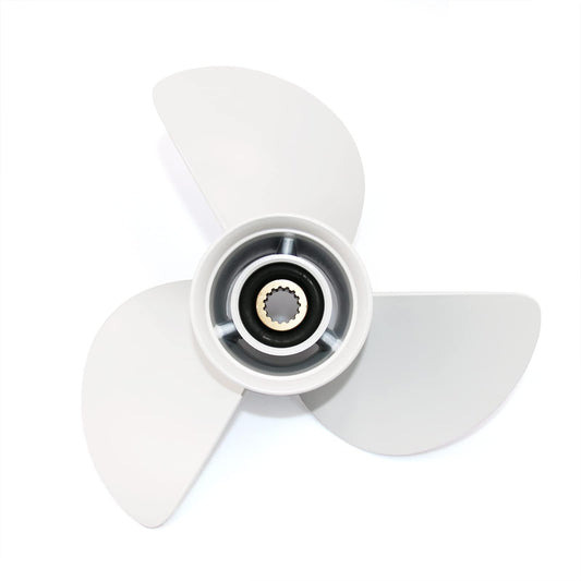 CAPTAIN 13X19 Outboard Propeller fit Yamaha 115 T50 60 70 75 80 85 90 100 130 HP Engines, OEM 15 Spline Tooth Outboard Prop, RH Aluminum Propellers