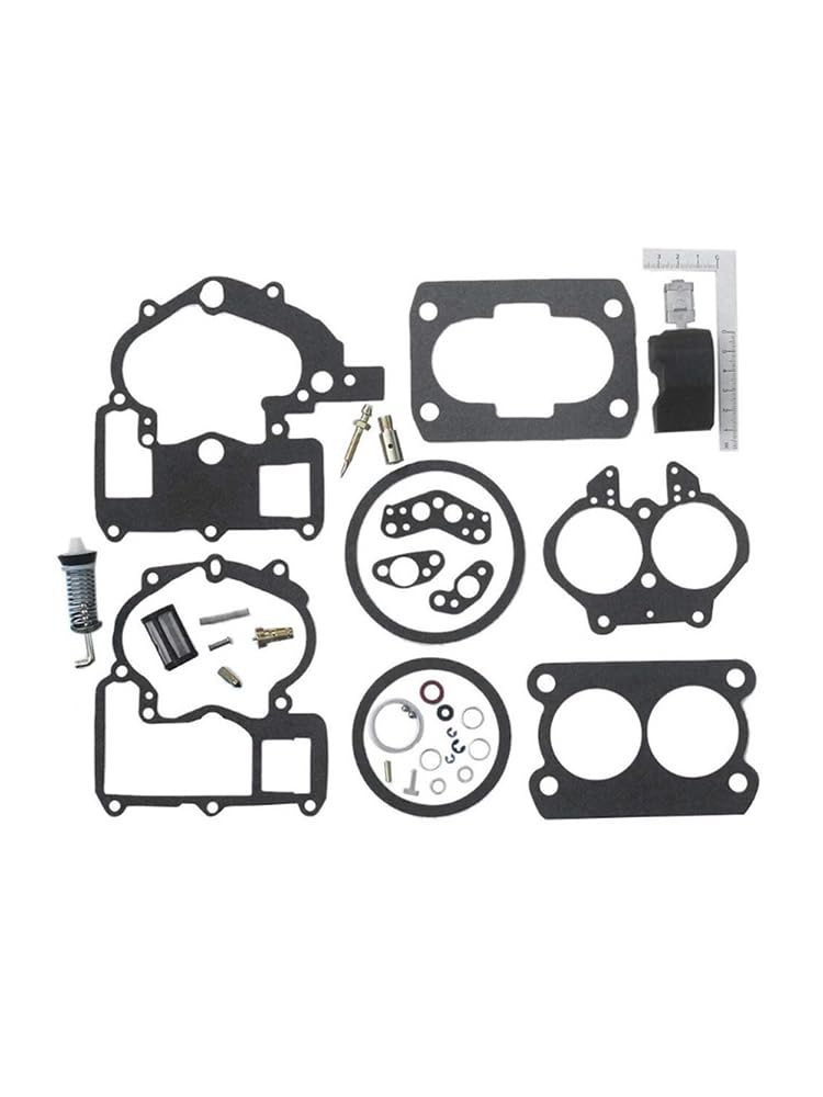 KACEPAR 3310-861448A1, Carburetor Carb Rebuild Repair Kit, Compatible with Mercruiser Marine 2-Barrel BBL 3.0L 4.3L 5.0L 5.7L