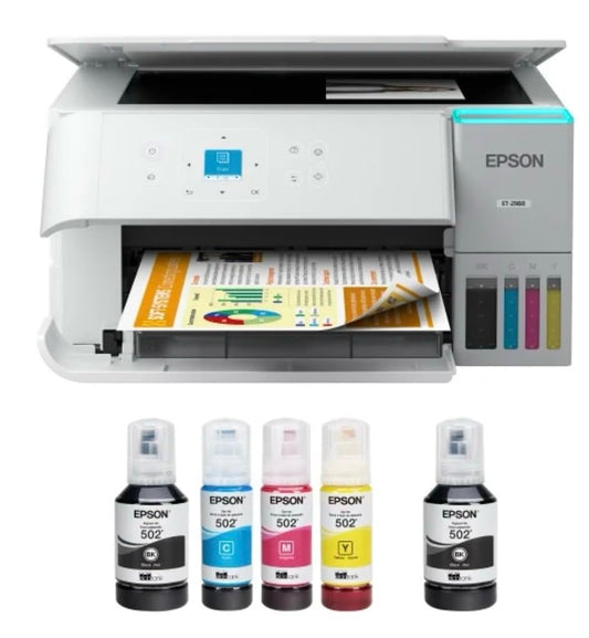 Epson EcoTank ET-2988 All-in-One Printer with Scanner, Copier, ADF, Wireless, Ethernet, White