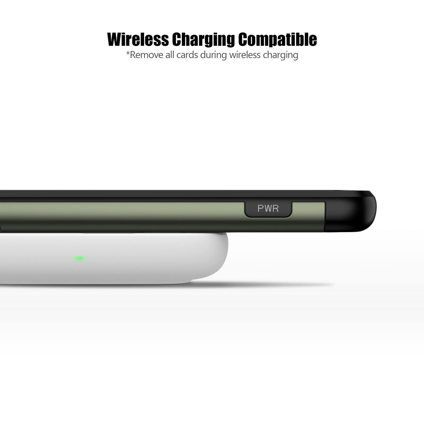 Nvollnoe for iPhone SE Case 2022/iPhone SE 2020/7/8 Case with Card Holder Heavy Duty Protective Dual Layer Shockproof Hidden Card Slot Slim Wallet Case for iPhone SE 3rd/2nd/7/8-4.7''(Green)