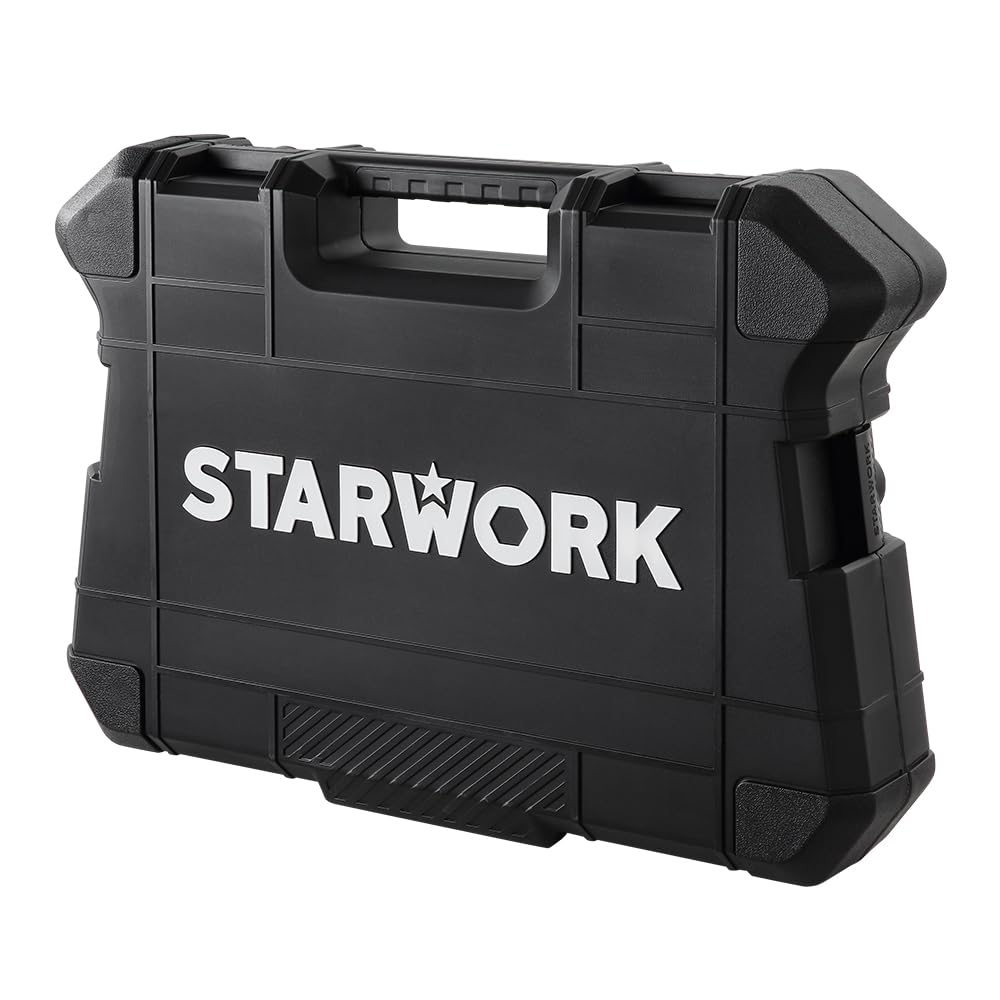 STARWORK TRUE MECHANIC 153-Piece Impact Socket Set, Professional, SAE/Metric