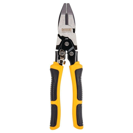 DEWALT DWHT70276 Compound Action Lineman Pliers 4-1/2 Inch, Chrome