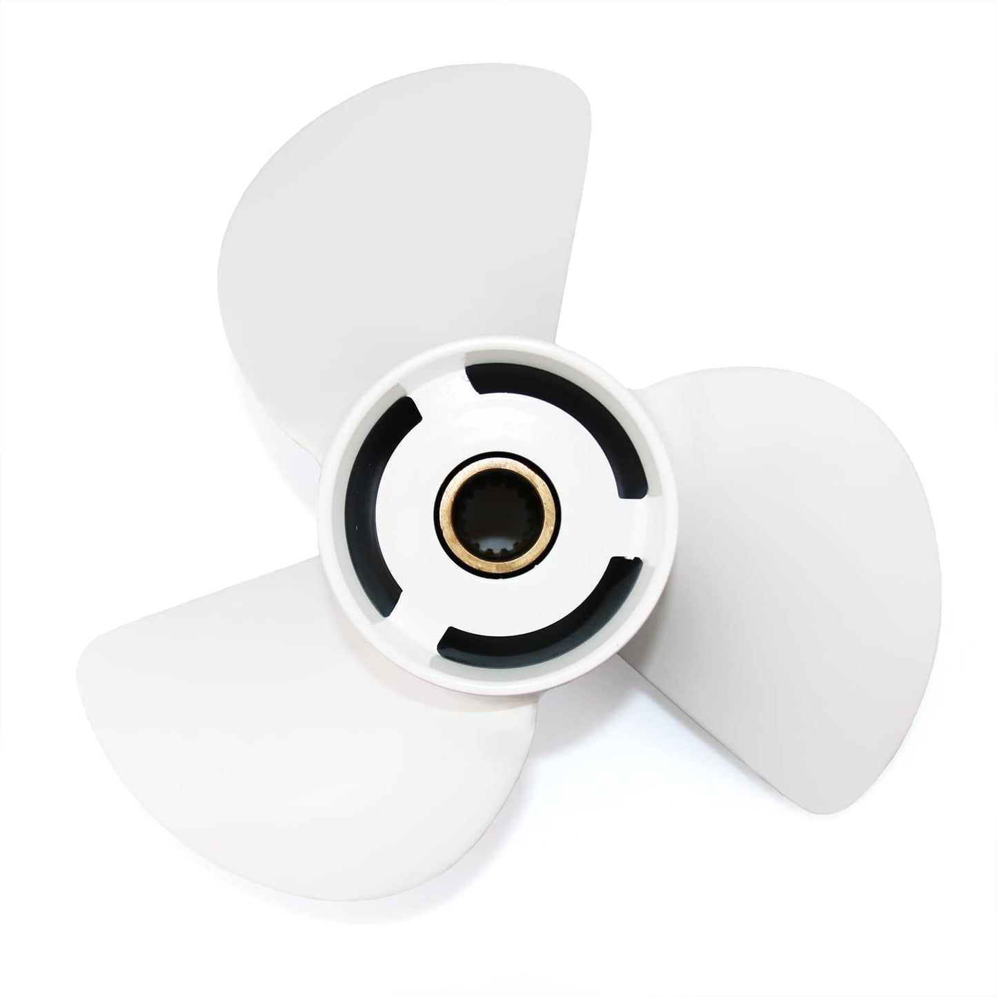 CAPTAIN 13X19 Outboard Propeller fit Yamaha 115 T50 60 70 75 80 85 90 100 130 HP Engines, OEM 15 Spline Tooth Outboard Prop, RH Aluminum Propellers