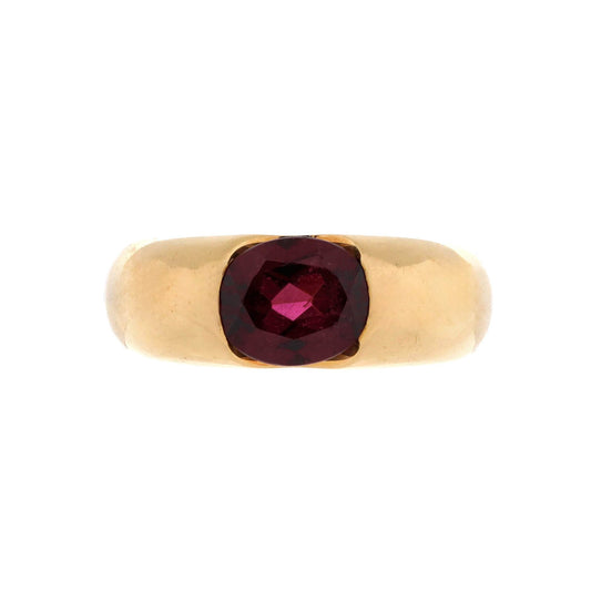 Cartier, Pre-Loved Ellipse Ring 18K Yellow Gold with Rhodolite Large, Yellow Gold
