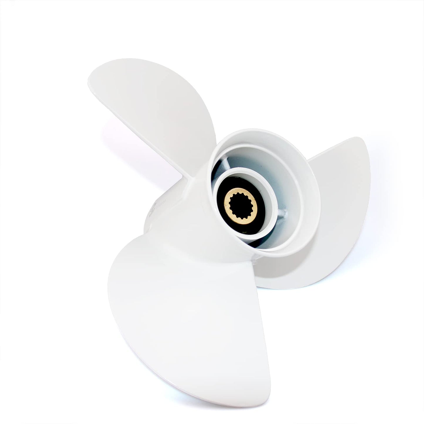 CAPTAIN 13X19 Outboard Propeller fit Yamaha 115 T50 60 70 75 80 85 90 100 130 HP Engines, OEM 15 Spline Tooth Outboard Prop, RH Aluminum Propellers