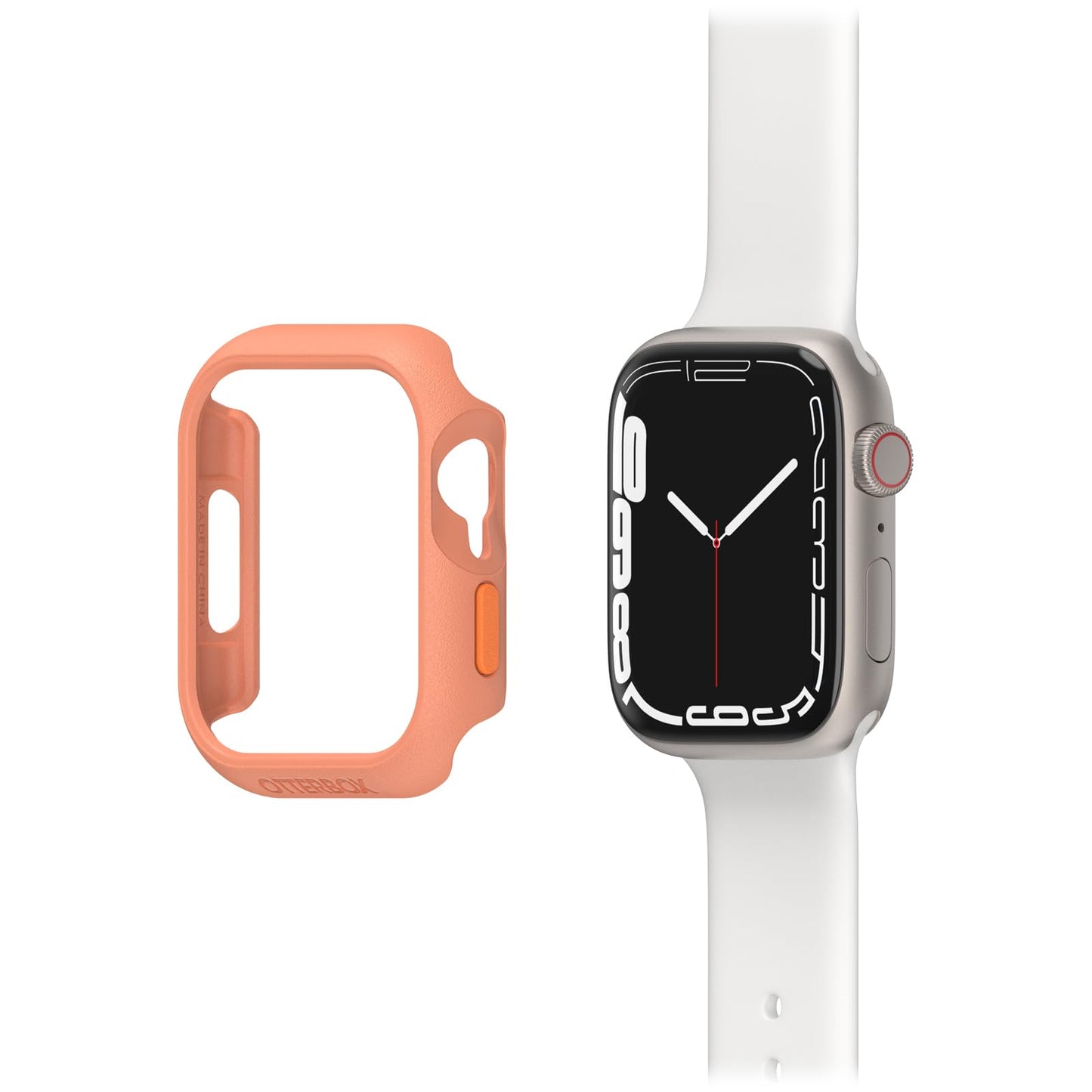 OtterBox All Day Case for Apple Watch Series 7/8/9 (45mm) - Peach Paradise (Orange)