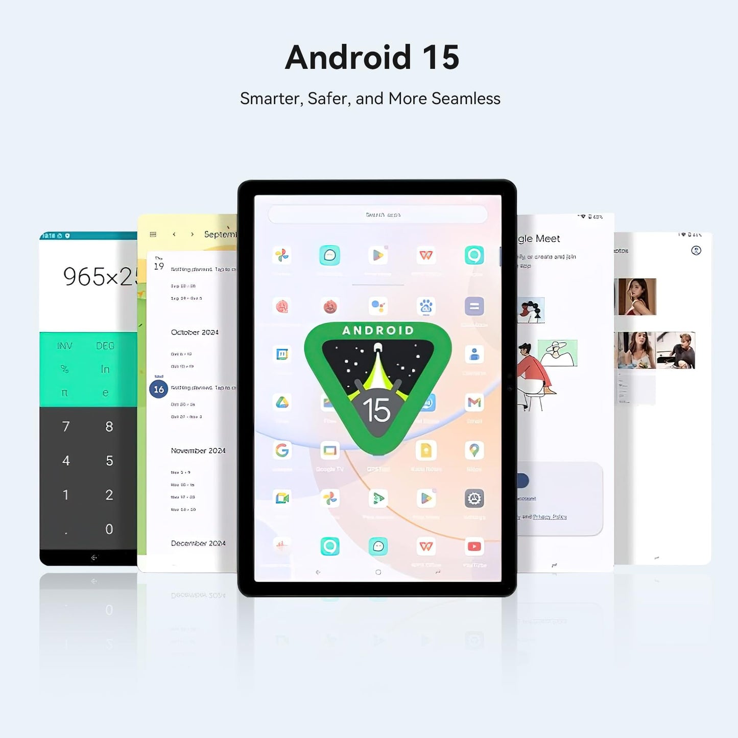 Blackview Android 15 Tablet Mega2 2025, 12 inch Android Tablet with FHD+2K Display, 24GB RAM + 256GB ROM, 9000mAh, Pen &Case, Octa-core Unisoc T615, Widevine L1, Google GMS, Gray