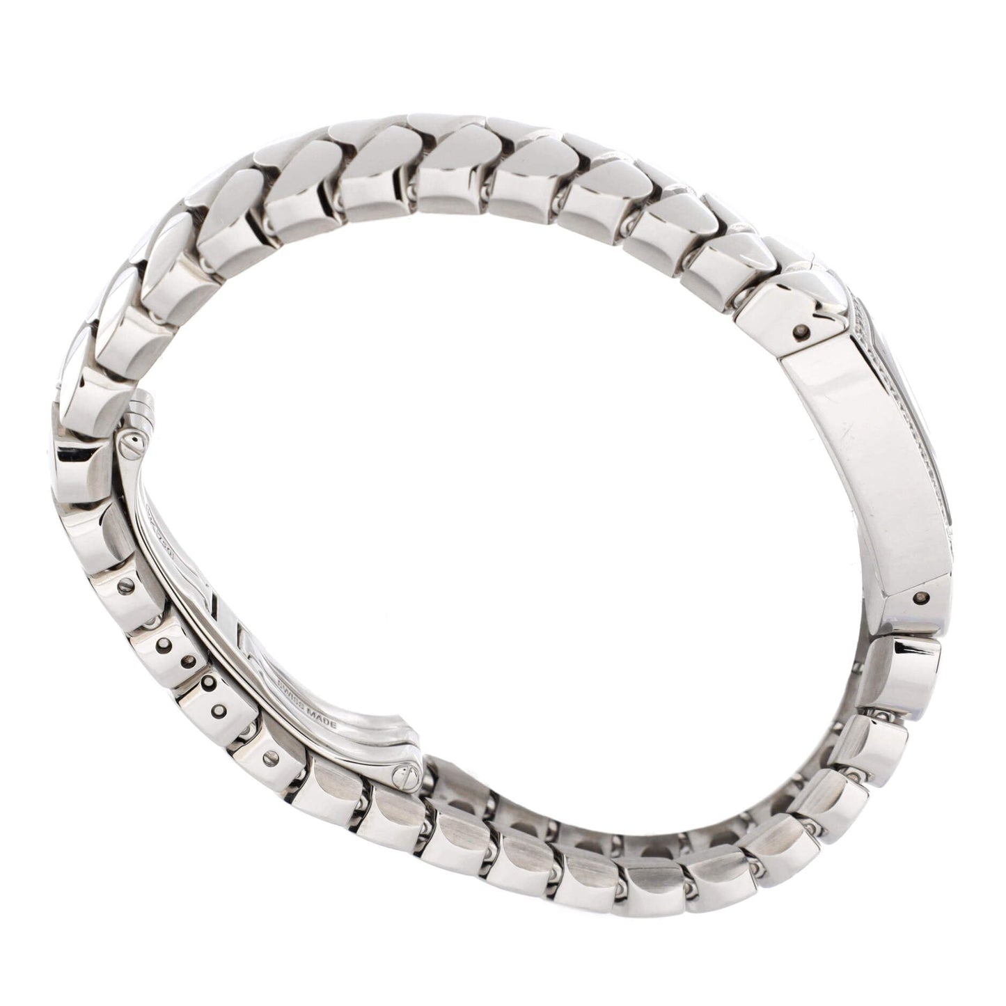 Cartier, Pre-Loved La Dona de Cartier Quartz Watch White Gold with Diamond Bezel 18